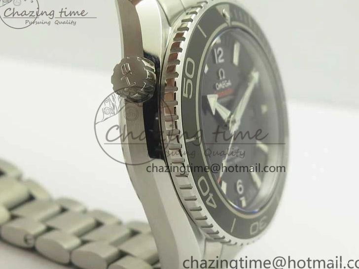 0309 EyeCatching Planet Ocean Professional Ceramic Bezel 45.5mm 1:1 VSF Best Edition Silver Markers on SS Bracelet A8500 Super Clone 8050